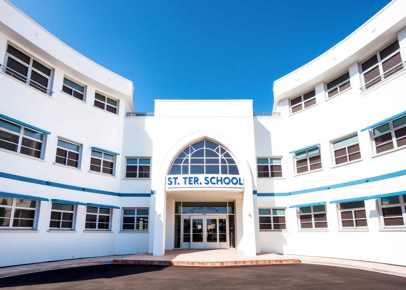 School building facade